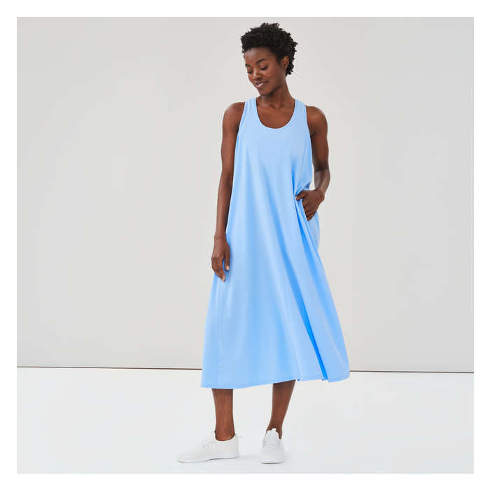 Women's Active Four-Way Stretch Midi Dress